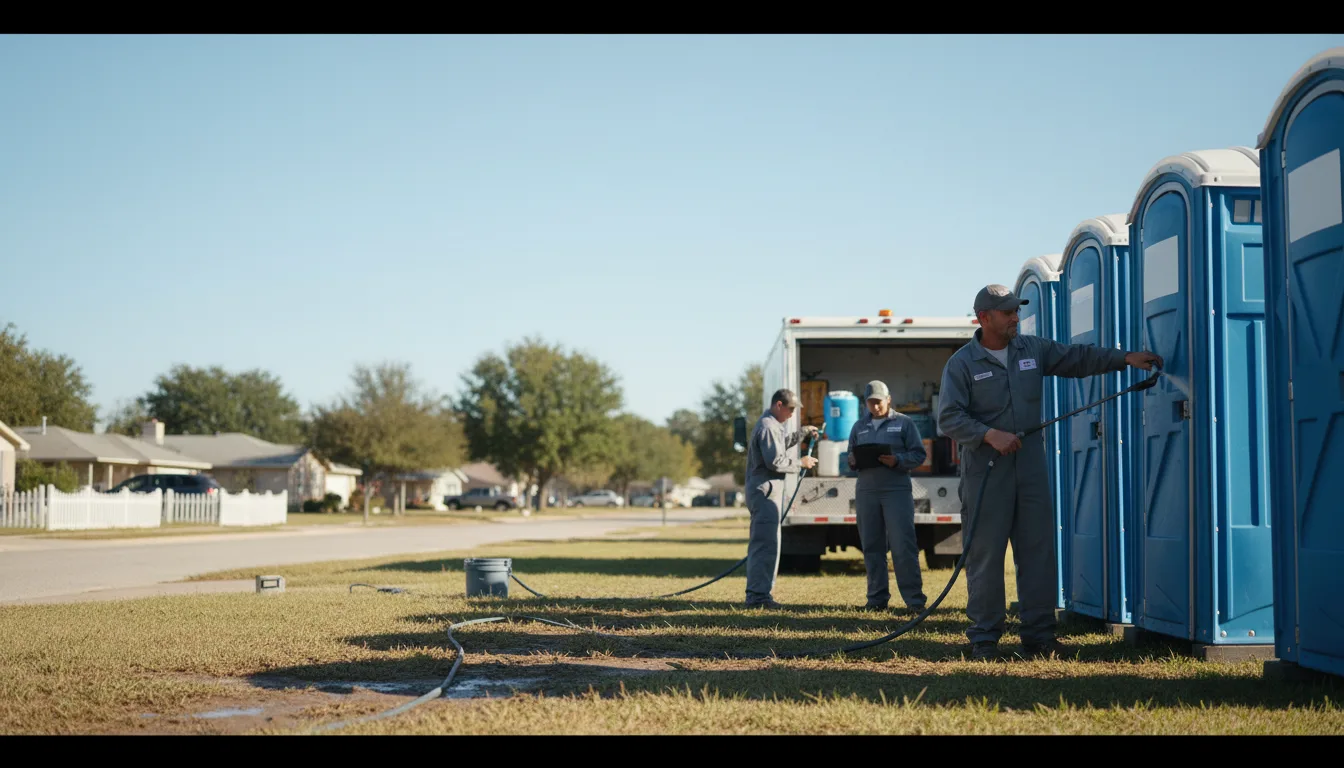 Long-Term Portable Toilet Rental in Castleton, IL near me